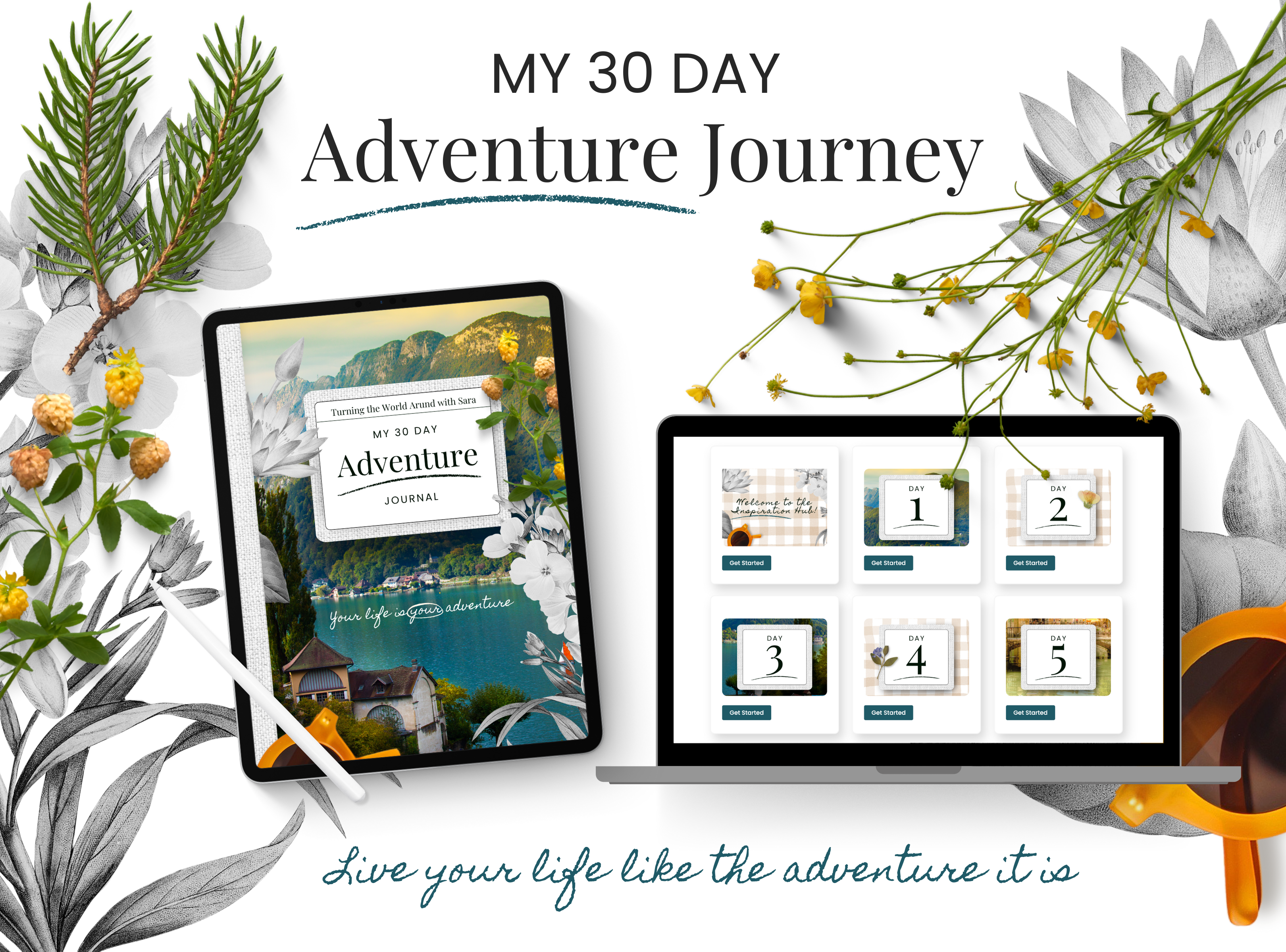 Sales images för 30 day adventure journal